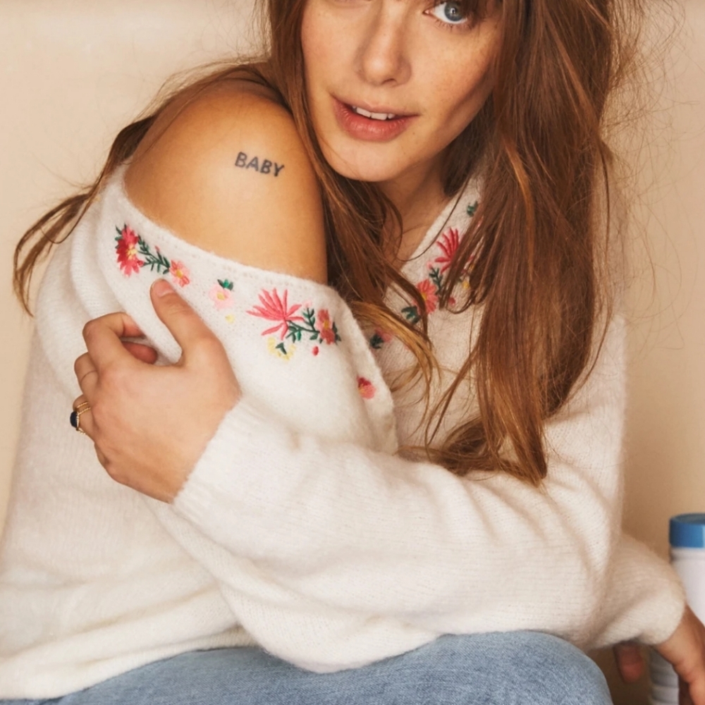 Sezane Cassiopee Mohair/wool Jumper